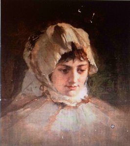 FriedrichAugustvonKaulbach MalerinMarieWeber beskåret af Friedrich August von Kaulbach