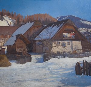Bondegård af Friedrich Beck
