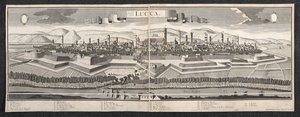 Udsigt over Lucca af Friedrich Bernhard Werner