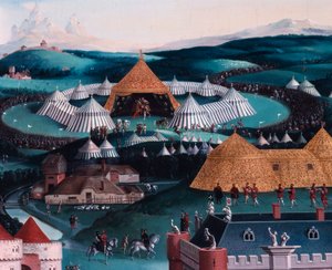 Interview af Francois I og Henry VIII på Golden Sheet Camp 7. juni