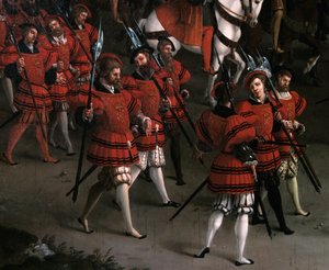 Interview af Francois I og Henry VIII i Det Gyldne Arks lejr den 7. juni