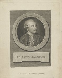 Portræt af Friedrich Gottlieb Klopstock 1724-1803, ca. 1790. af Friedrich Christian Gottlieb Geyser