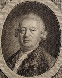 Portræt af komponisten Johann Heinrich Rolle 1716-1785, 1780. af Friedrich Christian Gottlieb Geyser