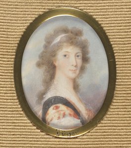 portræt af en dame af Friedrich Heinrich Fuger