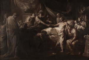Der Tod des Germanicus af Friedrich Heinrich Fuger