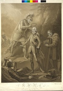 Kong Rudolf I af Habsburg kronede ærkehertug Karl af Friedrich Heinrich Fuger