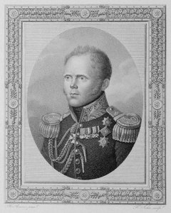 Portræt af storhertug Konstantin Pavlovich af Rusland 1779-1831, første fjerdedel af det 19. århundrede. af Friedrich John