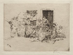 Chioggia. af Friedrich Kallmorgan