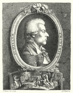 Friedrich Schiller, tysk digter, dramatiker og filosof (stik) af Friedrich Kirschner