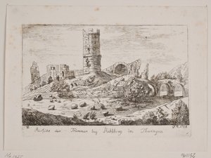 Ruiner ved Mühlberg af Friedrich Münter