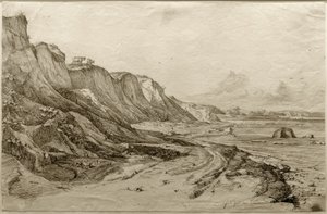 F.Nerly, The Brodtener Ufer nær Travemünde