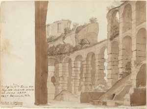 Et hjørne af Colosseum af Friedrich Olivier