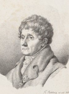 Portræt af komponisten Antonio Salieri 1750-1825, 1821. af Friedrich Rehberg