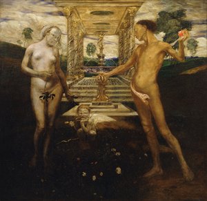 Adam og Eva af Friedrich Stahl