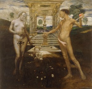 Adam og Eva af Friedrich Stahl