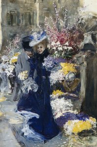 Blomstersælgeren af Friedrich Stahl