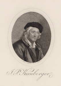 Portræt af komponisten Johann Philipp Kirnberger 1721-1783.