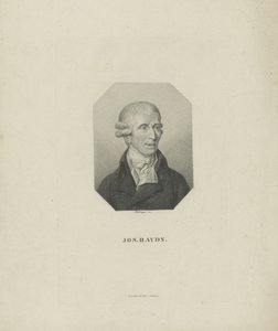 Portræt af komponisten Joseph Haydn 1732-1809, 1818.