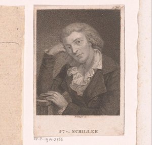 Portræt af Friedrich von Schiller