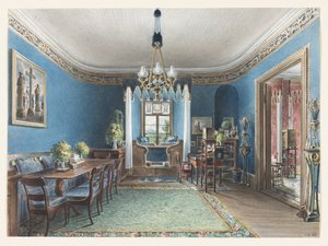 Det blå rum, Schloss Fischbach, 1846
