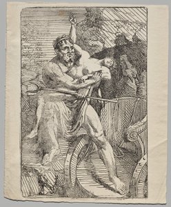 Bortførelsen af Proserpina af Pluto (2. version) af Friedrich Wilhelm Reuter