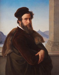 Den skæggede mand Jacob Becker, kaldet Becker von Worms, 1832.