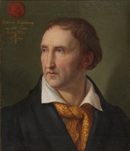 Portræt af Johann Gottfried Schadow 1764-1850, 1819.