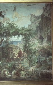 Odysseus hos svinehyrden Eumaeus, Scener fra Odysseen