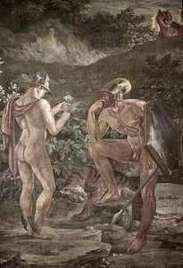 Odysseus på øen Circe, Scener fra Odysseen