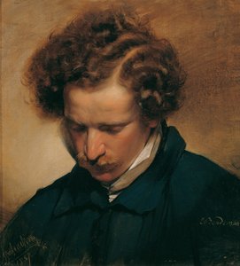 Maleren Eduard Bendemann af Friedrich von Amerling