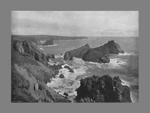 Old Lizard Head og Kynance Cove, c1900 af Frith and Co