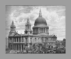St.Pauls Cathedral, London, ca. 1900