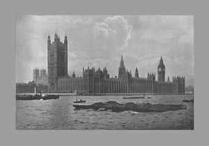 The Houses of Parliament, London, ca. 1900