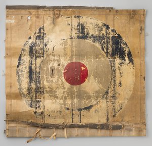 Fragment linned banner flyvemaskine F.K. 23 af Frits Koolhoven