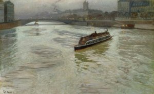 Seinen i november af Fritz Thaulow
