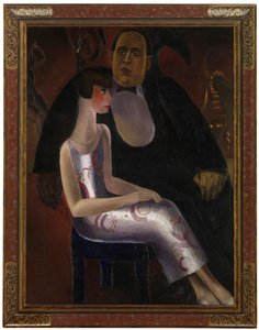 Portræt af Paul-Gustave Van Hecke og hans kone Norine