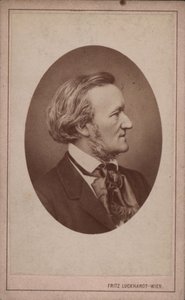 Portræt af komponisten Richard Wagner 1813-1883, ca. 1875.