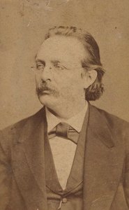 Portræt af organisten og komponisten Edmund Kretschmer 1830-1908, ca. 1880.