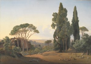 Udsigt fra Hadrians villa, Tivoli