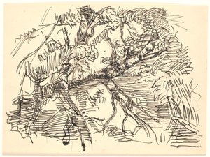 Grene over vand af Fritz Syberg