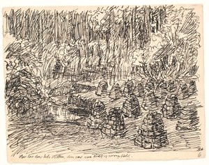 Her laa den hele Natten... af Fritz Syberg