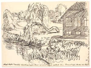 Med dybe Kanaler rundt om... af Fritz Syberg