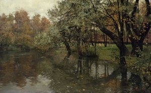 Efterårsdag af Akerselva af Fritz Thaulow