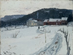 Grini, Øvre Maja Gård af Fritz Thaulow