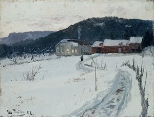 Grini, Øvre Maja gård af Fritz Thaulow