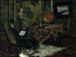 Interiør, Grini af Fritz Thaulow