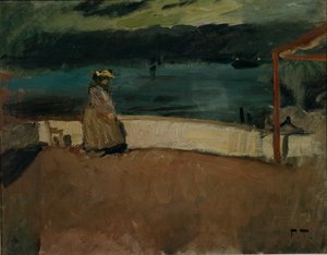 Uden titel, ca. 1895 (olie på lærred) af Fritz Thaulow