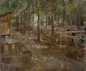 Den gamle ølhave af Fritz von Uhde