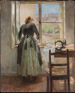 Ved vinduet af Fritz von Uhde