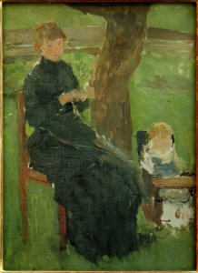 mor og barn af Fritz von Uhde